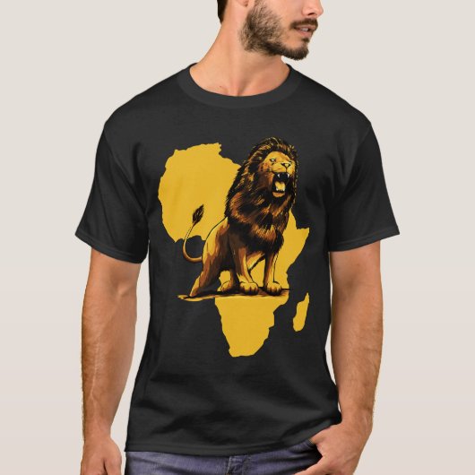 T-shirt Lion d'Afrique (Devant)