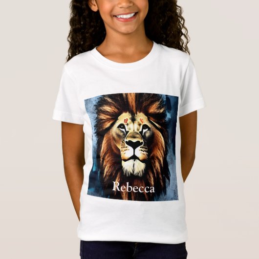 T-Shirt Lion d'Afrique sauvage d'Artsy (Devant)
