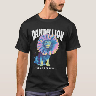 T-shirt Lion Dandy sauvage et sans défaut