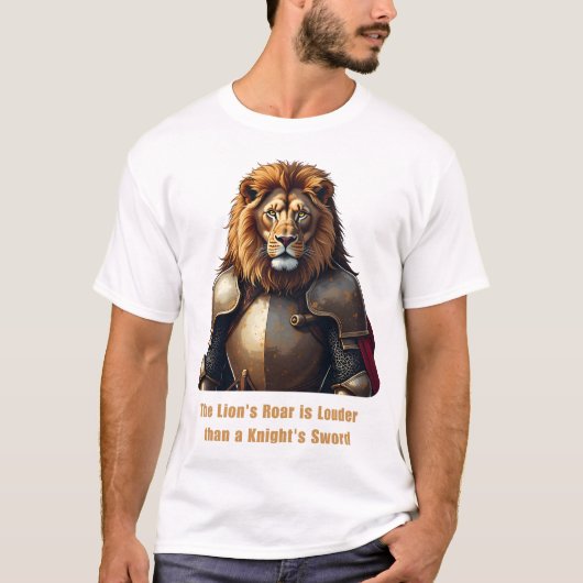 T-shirt Lion de chevalier (Devant)