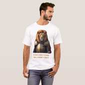 T-shirt Lion de chevalier (Devant entier)
