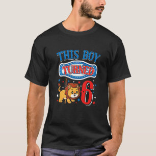 T-shirt Lion de fête d'anniversaire du carrousel Ce garçon