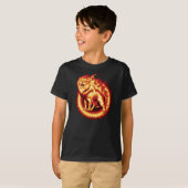 T-shirt Lion de feu (Devant entier)