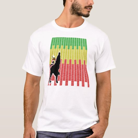 T-shirt lion de jah (Devant)