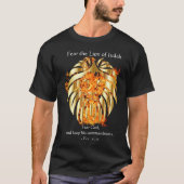 T-shirt Lion de Juda + Agneau de Dieu (Devant)