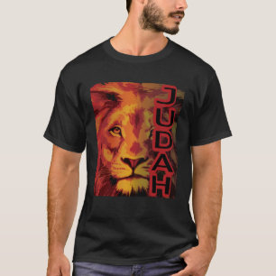 T-shirt Lion de Juda conception Hébreu Israélite