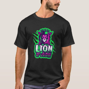 T-shirt Lion De Juda Dieu Tout Puissant Jésus Sauveur Du T