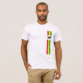 T-shirt Lion De Juda - Rasta (Devant entier)