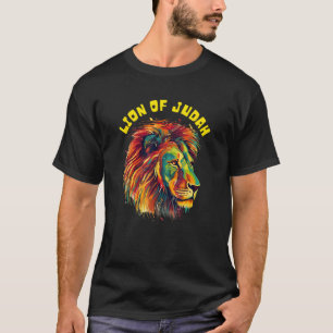 T-shirt Lion de Juda Rastafari souvenir Jamaïque Rasta Roo