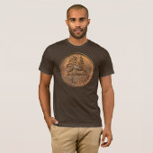 T-shirt Lion de Judah - Rasta Jah Army - Chemise Reggae (Devant entier)