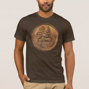 T-shirt Lion de Judah -  Rasta Jah Army - Chemise Reggae