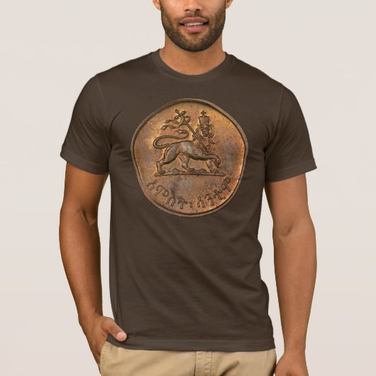 T-shirt Lion de Judah - Rasta Jah Army - Chemise Reggae (Devant)