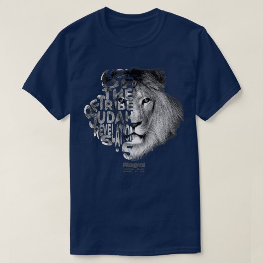 T-shirt Lion de la tribu de Juda Apocalypse 5 (Design devant)