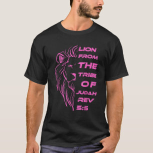 T-shirt Lion de la tribu de Juda Chrétiens pour les femmes