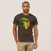 T-shirt Lion de l'Afrique de reggae de lion de Zion (Devant entier)
