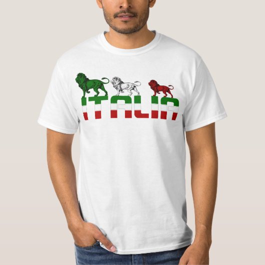 T-shirt Lion de l'Italie (Devant)