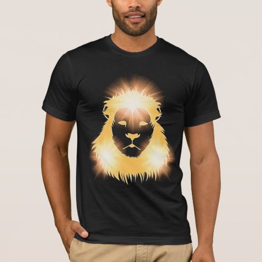 T-shirt Lion de lumière (Devant)