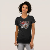 T-shirt Lion de MacBean Tartan (Devant entier)