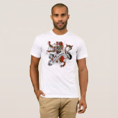 T-shirt Lion de MacFarlane Tartan (Devant entier)