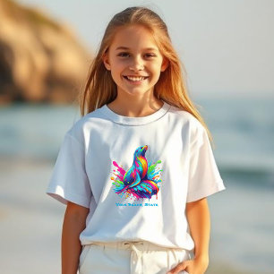 T-shirt Lion de mer coloré -