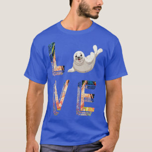 T-shirt Lion de mer d'amour vintage