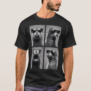 T-shirt Lion de mer mignon animal drôle