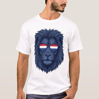 T-shirt Lion de Nederland Drapeau des Pays-Bas Art Holland