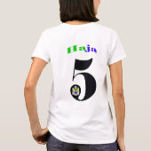 T-shirt lion de pièce en t (Dos)