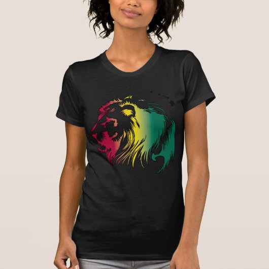 T-shirt Lion de Rasta (Devant)