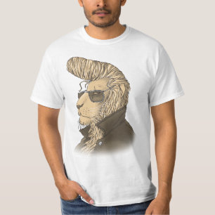 T-shirt Lion de rockabilly (meilleure récompense