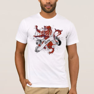 T-shirt Lion de Tartan Rose