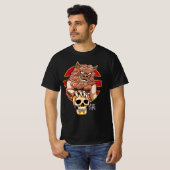 T-shirt Lion du gardien chinois - Foo Dog (Devant entier)