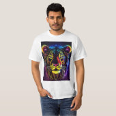 T-shirt Lion électrique (Devant entier)