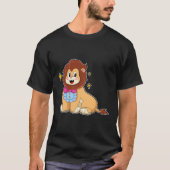 T-shirt Lion en Gentleman avec Cravate.PNG (Devant)
