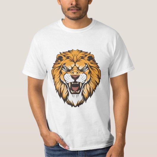 T-shirt Lion en ruines (Devant)