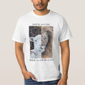 T-shirt lion et agneau (Devant)