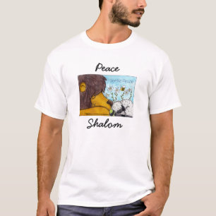 T-shirt Lion et agneau paix douce