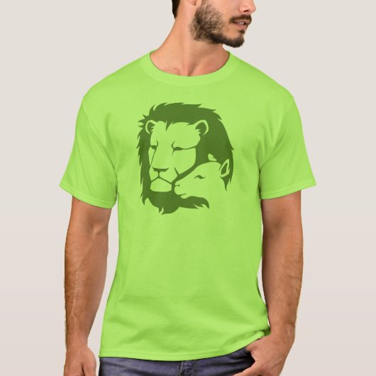 T-shirt Lion et l'agneau (Devant)