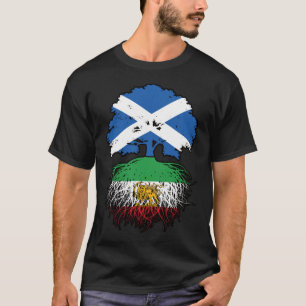T-shirt Lion et Soleil aux Racines Iraniennes Cultivé en É
