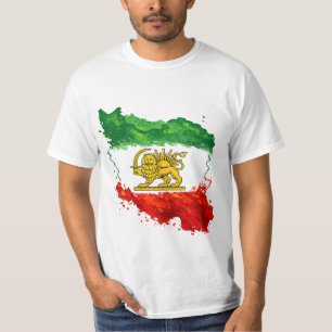 T-Shirt Lion et Soleil d'Iran Shir o Khorshid pe