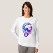 T-shirt Lion éthéré de Léon (Devant entier)