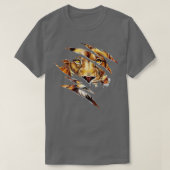 T-shirt Lion Eye Safari Zoo Faune Animal Zookeeper Coût (Design devant)