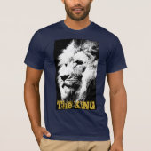 T-shirt Lion Face Mens Bella Canvas Manche courte Manche M (Devant)