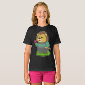 T-shirt Lion Fleur (Devant entier)