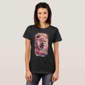 T-shirt Lion floral (Devant entier)
