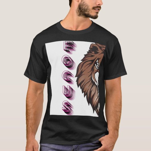 T-shirt Lion Focus (Devant)