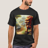 T-shirt Lion Foo Chinois (3) (Devant)