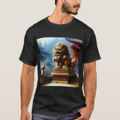 T-shirt Lion Foo Chinois (7) (Devant)