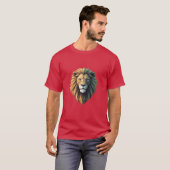 T-shirt lion fractal (Devant entier)