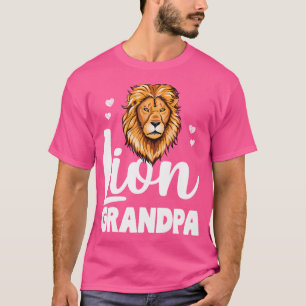 T-shirt Lion Grand-père Bête Montagne Jungle Animal